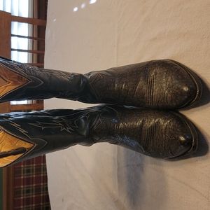 Tony Lama 11D  Caribou cowboy boots.